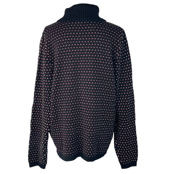 Karen Scott XX-Large Turtleneck Sweater Tight Knit Long Sleeve Stretch Black New - Picture 4 of 8